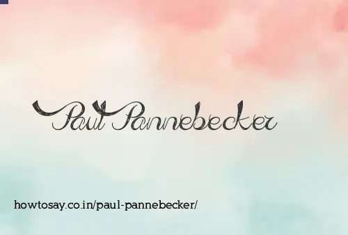 Paul Pannebecker