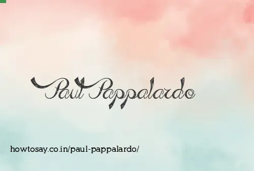 Paul Pappalardo