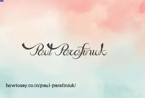 Paul Parafiniuk