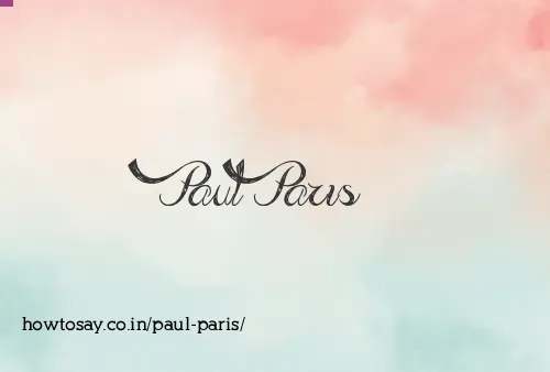 Paul Paris