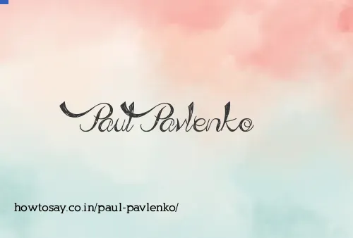 Paul Pavlenko