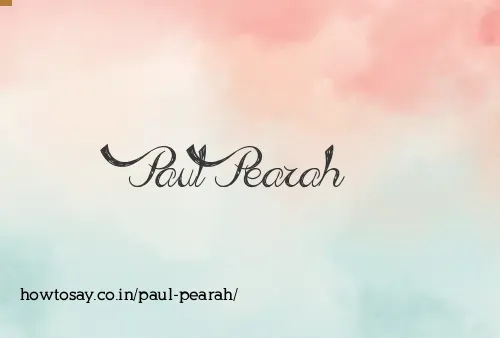 Paul Pearah