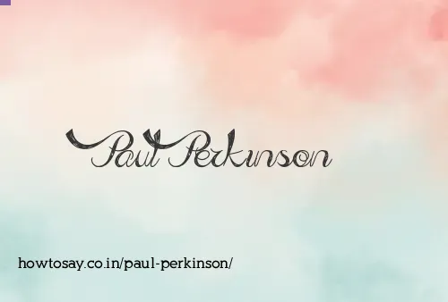 Paul Perkinson