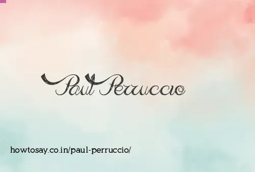 Paul Perruccio