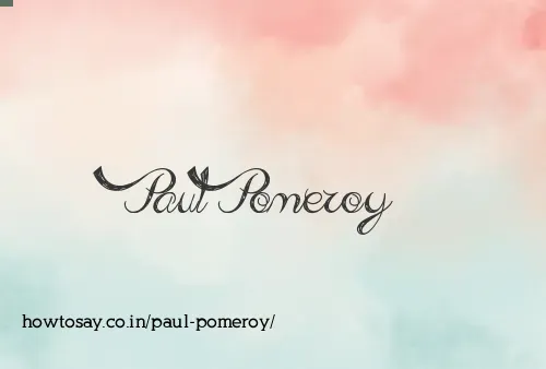 Paul Pomeroy