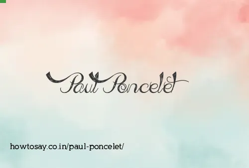Paul Poncelet