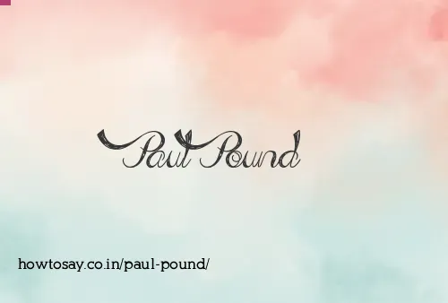 Paul Pound