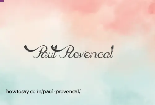 Paul Provencal
