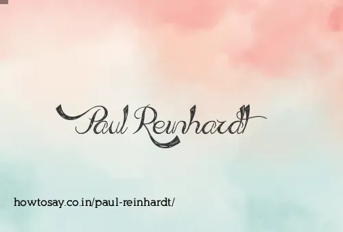 Paul Reinhardt