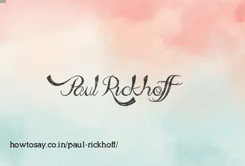 Paul Rickhoff