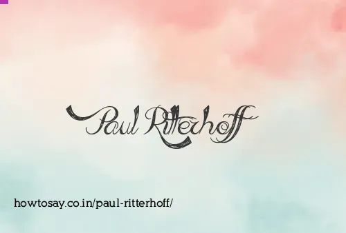 Paul Ritterhoff