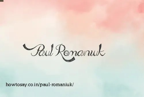 Paul Romaniuk