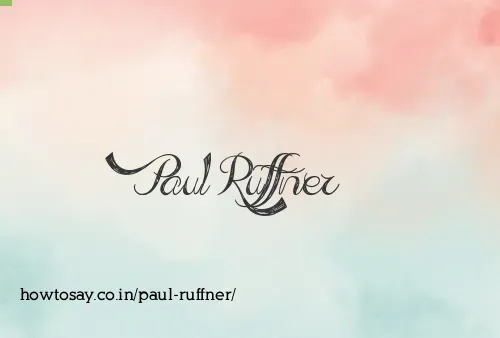 Paul Ruffner