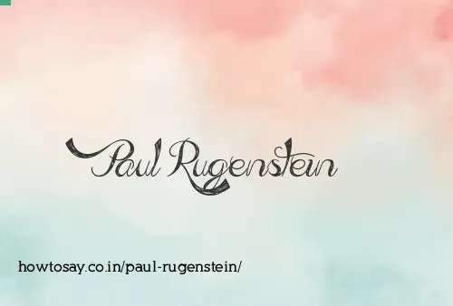 Paul Rugenstein