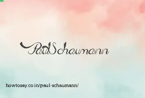 Paul Schaumann