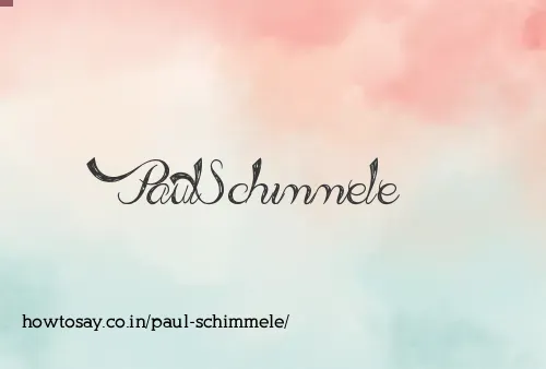 Paul Schimmele