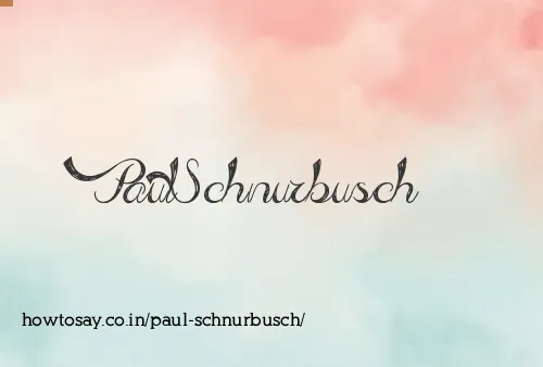 Paul Schnurbusch