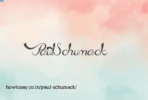 Paul Schumack