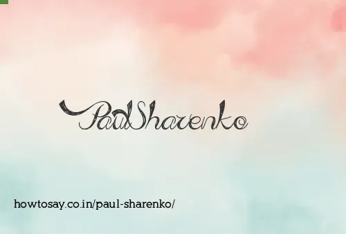 Paul Sharenko