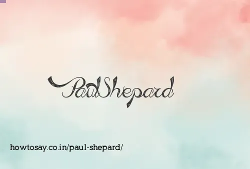 Paul Shepard