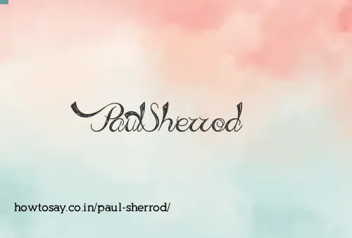 Paul Sherrod
