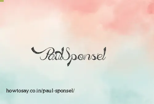 Paul Sponsel