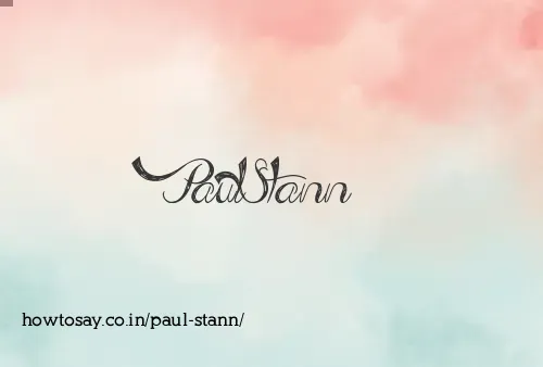 Paul Stann