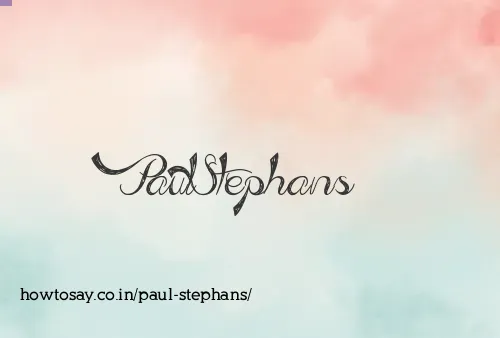 Paul Stephans