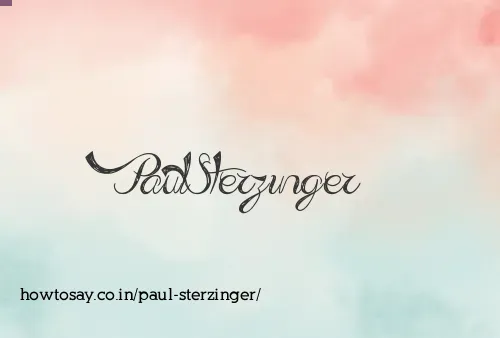 Paul Sterzinger