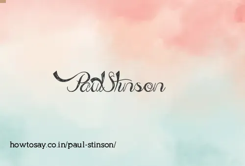 Paul Stinson