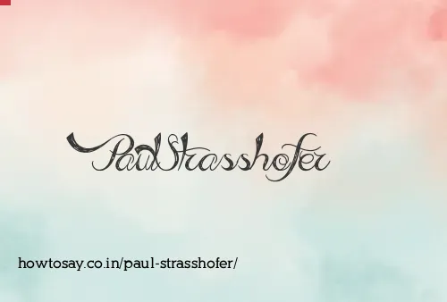 Paul Strasshofer