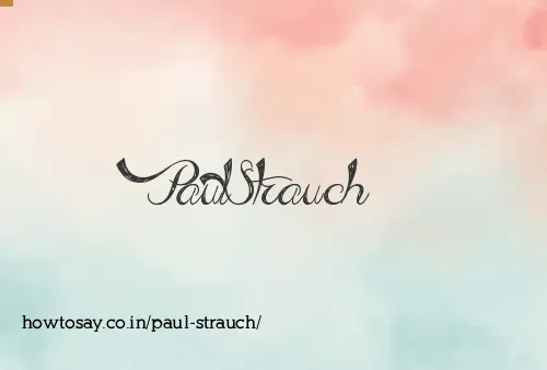 Paul Strauch