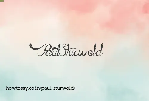 Paul Sturwold