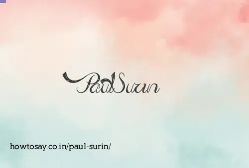 Paul Surin