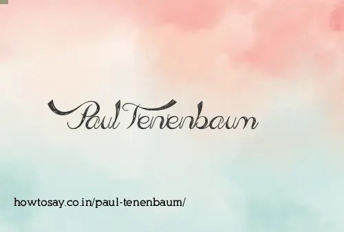 Paul Tenenbaum
