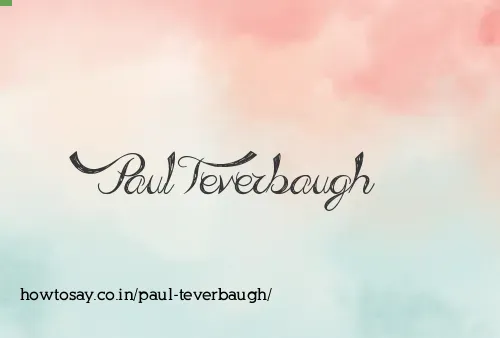 Paul Teverbaugh