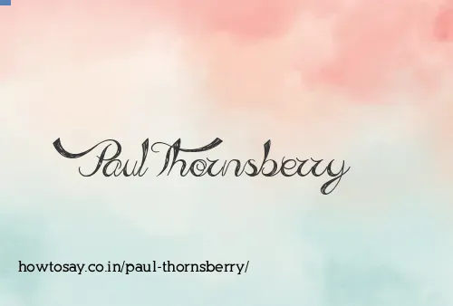 Paul Thornsberry