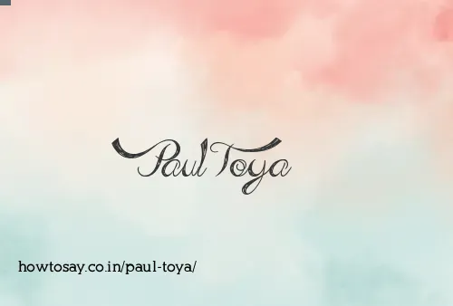 Paul Toya