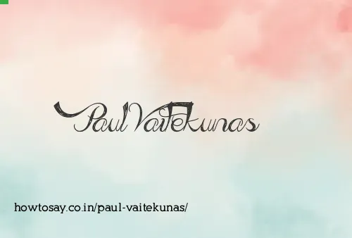 Paul Vaitekunas