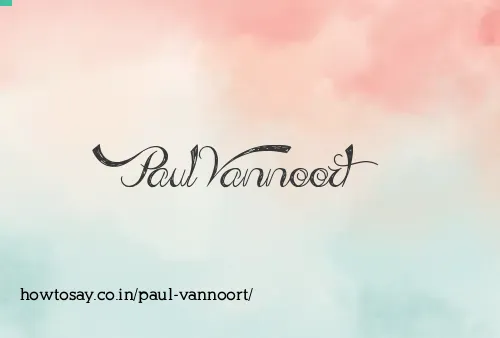 Paul Vannoort