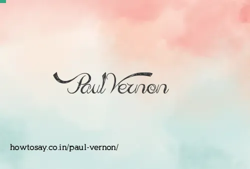 Paul Vernon