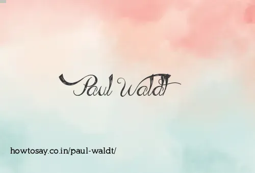 Paul Waldt