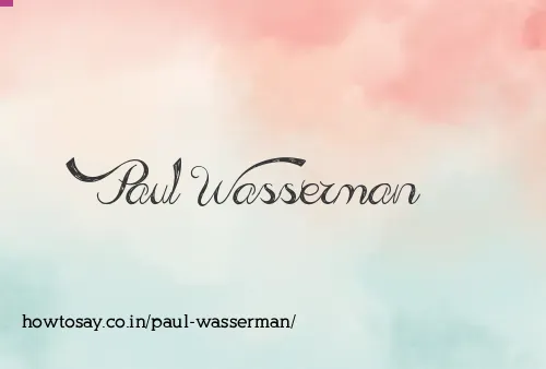 Paul Wasserman