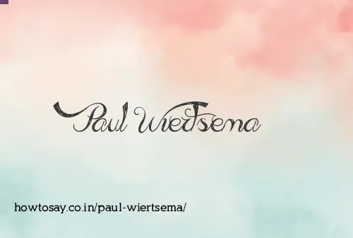 Paul Wiertsema