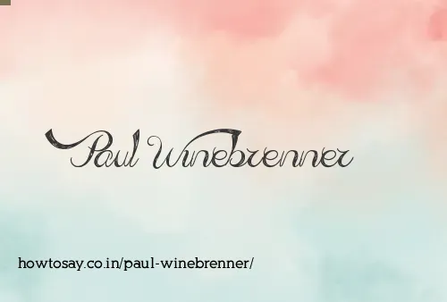 Paul Winebrenner