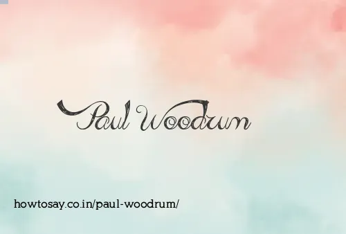 Paul Woodrum