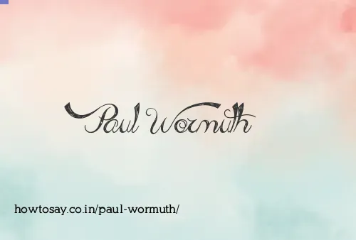 Paul Wormuth