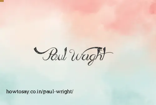 Paul Wright