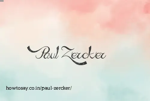 Paul Zercker