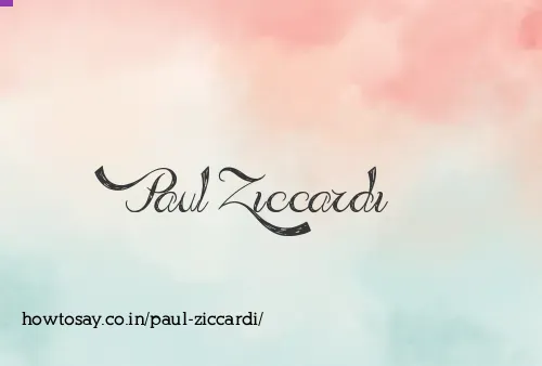 Paul Ziccardi
